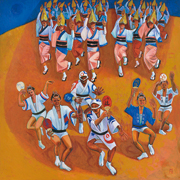群舞ー阿波踊り