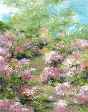 大島つつじの花見ごろ