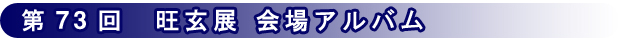 第73回 旺玄展 会場アルバム
